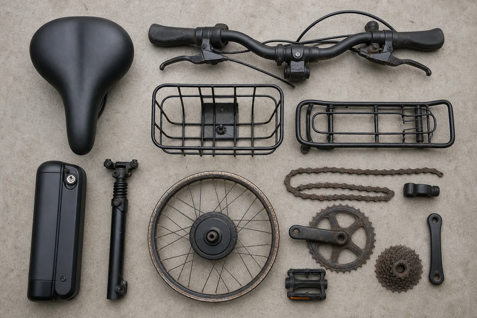 Living near salt air? What corrodes first on an upright e-bike, and how to store it